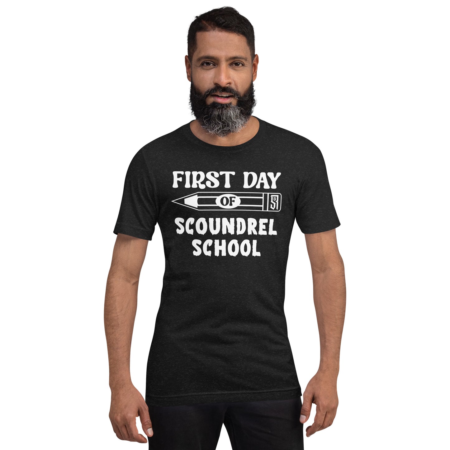 First Day of Scoundrel School Unisex Retail Fit T-Shirt