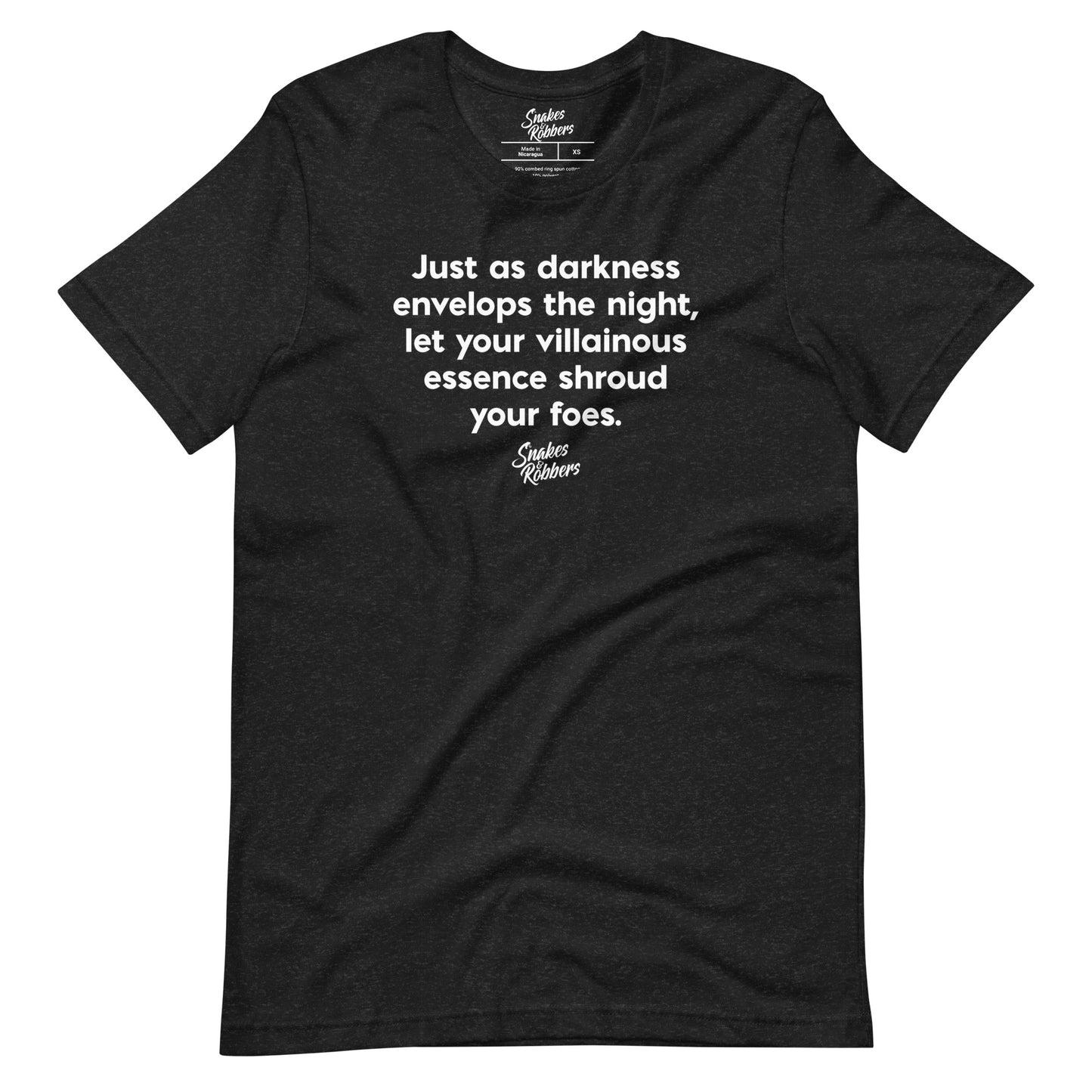 Just as darkness envelops the night Unisex Retail Fit T-Shirt