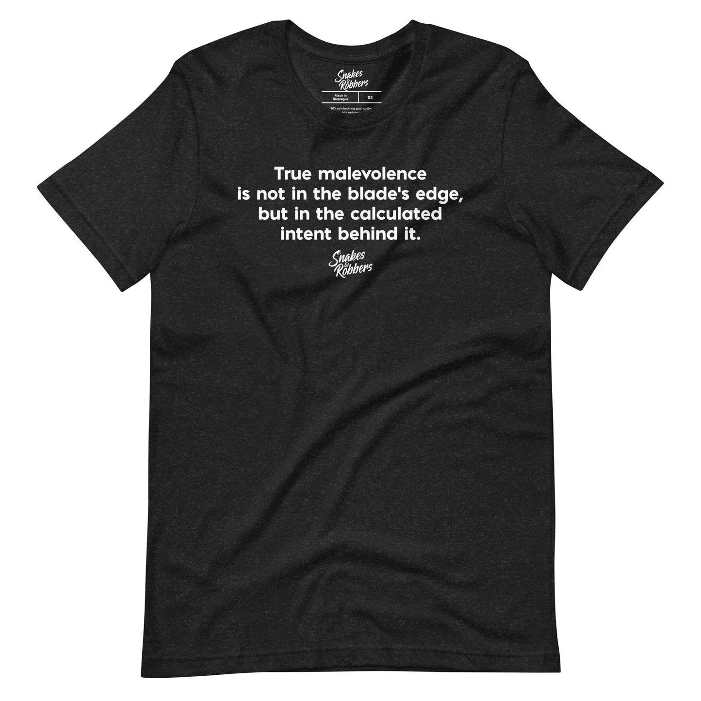 True malevolence is not in the blade's edge Unisex Retail Fit T-Shirt