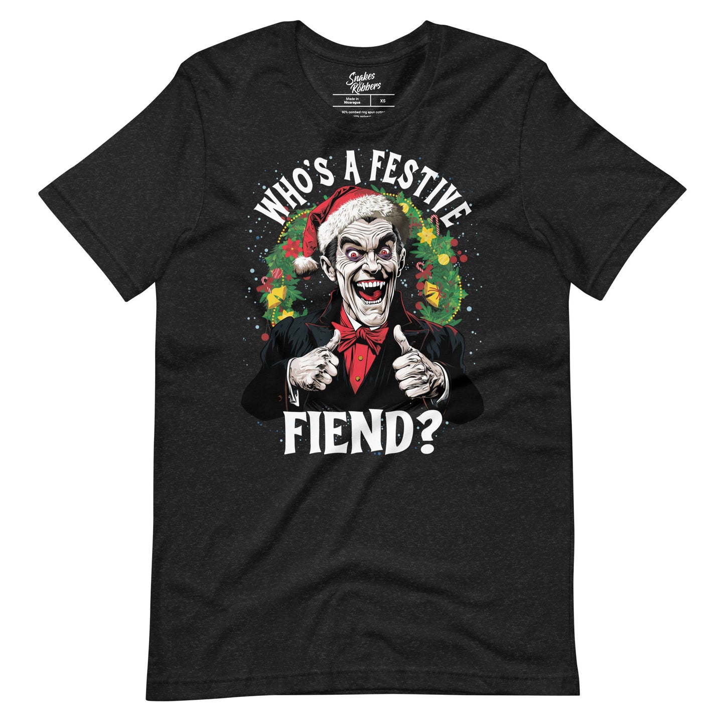 Who's a Festive Fiend? Unisex Retail Fit T-Shirt