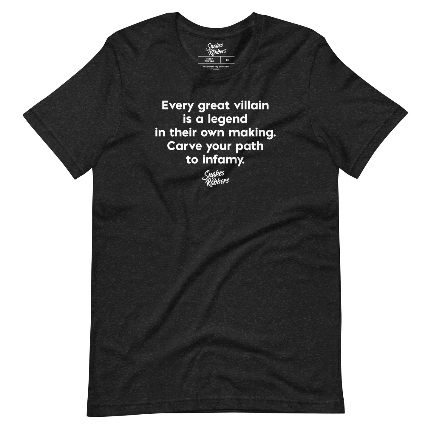 Every great villain Unisex Retail Fit T-Shirt