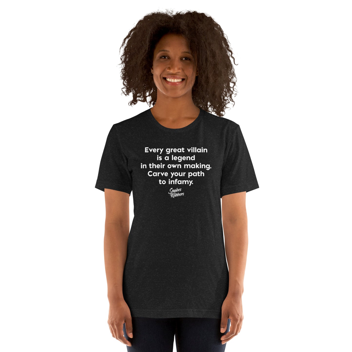 Every great villain Unisex Retail Fit T-Shirt