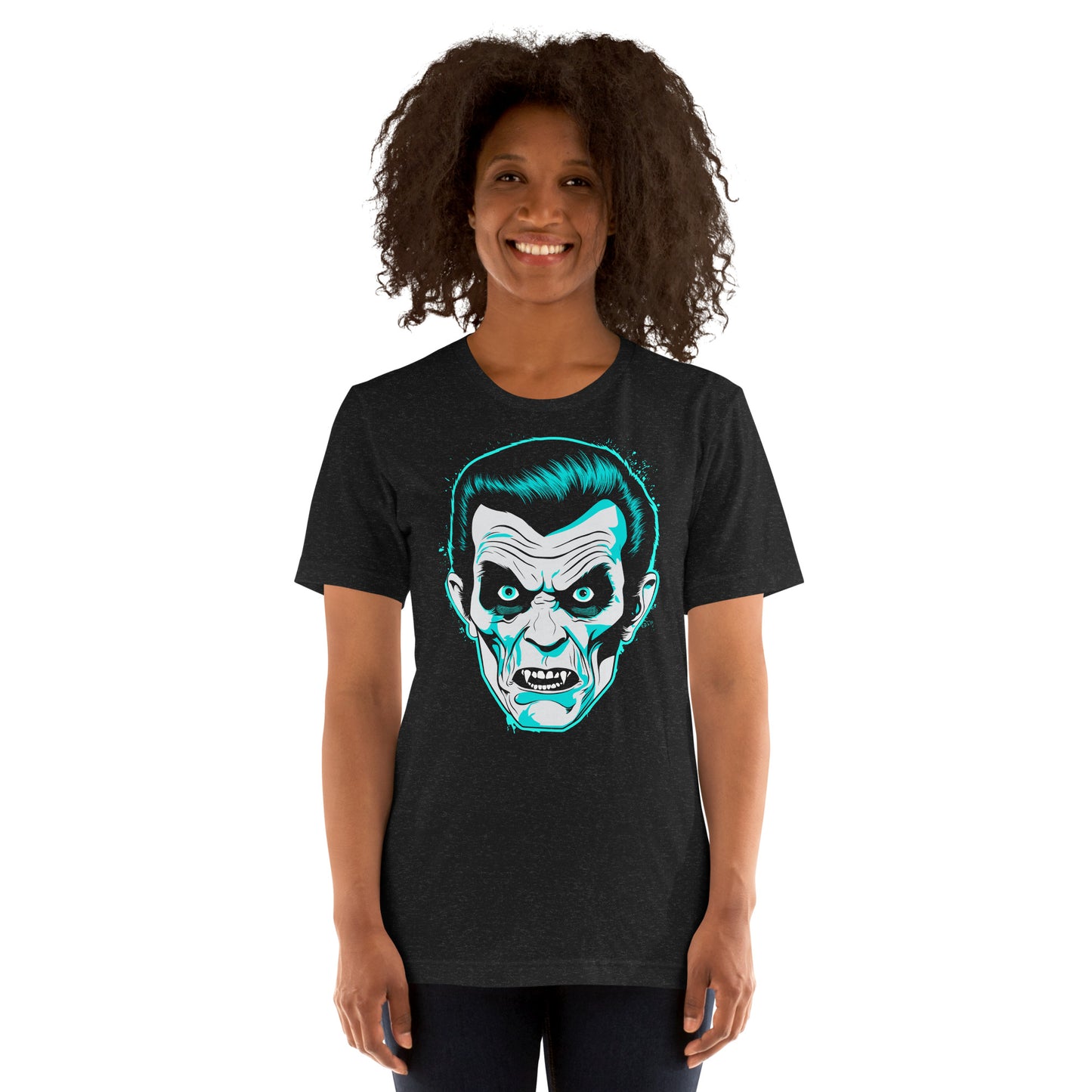 Black Heather Dracula Unisex Retail Fit T-shirt