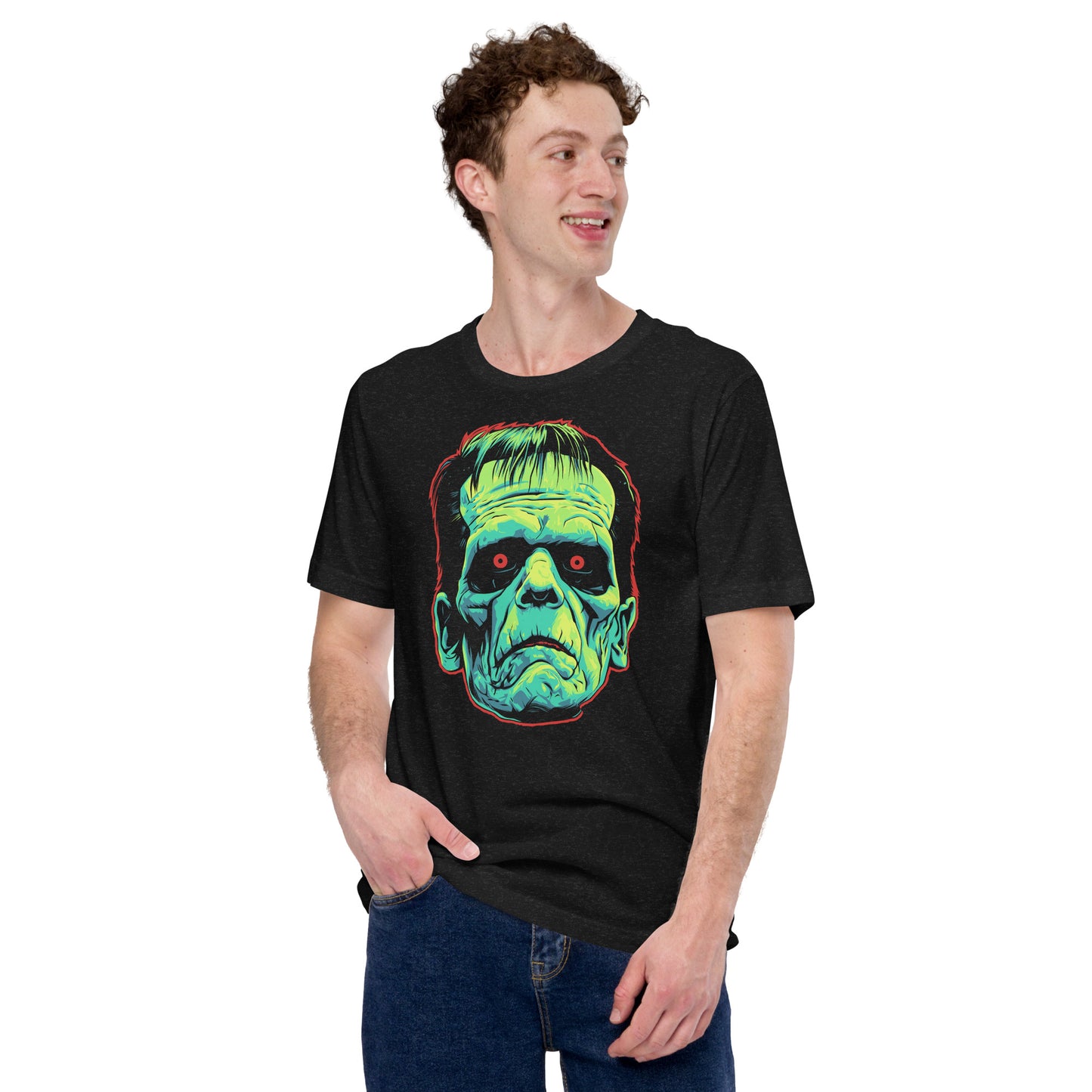 Original Colors Frankenstein's Monster Unisex Retail Fit T-shirt