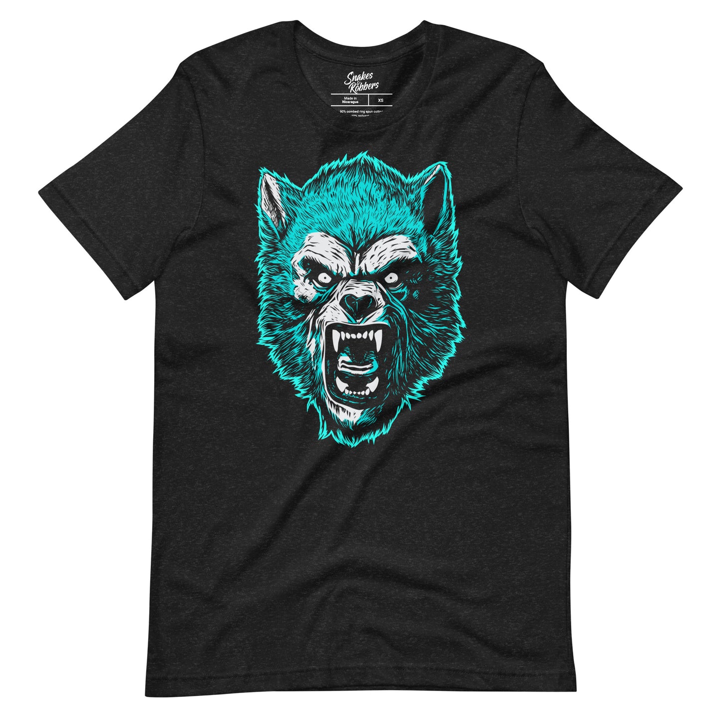 Black Heather Werewolf Unisex Retail Fit T-shirt