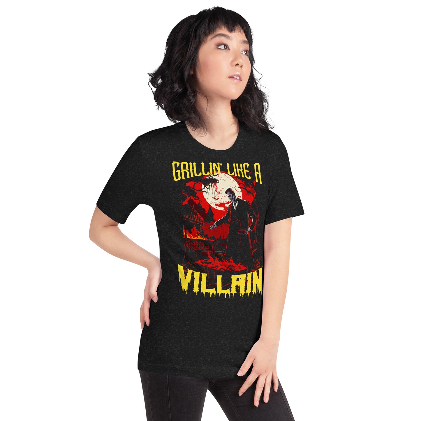 Grillin' like a Villain Dracula Unisex Retail Fit T-Shirt