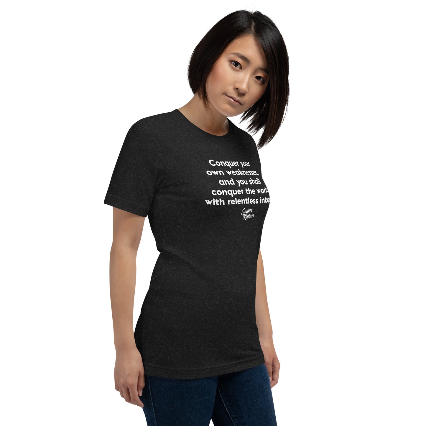 Conquer your own weaknesses Unisex Retail Fit T-Shirt