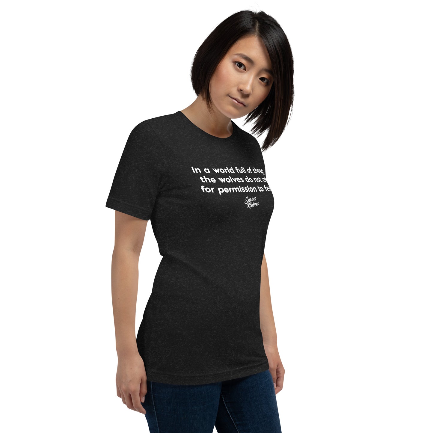 In a world full of sheep Unisex Retail Fit T-Shirt