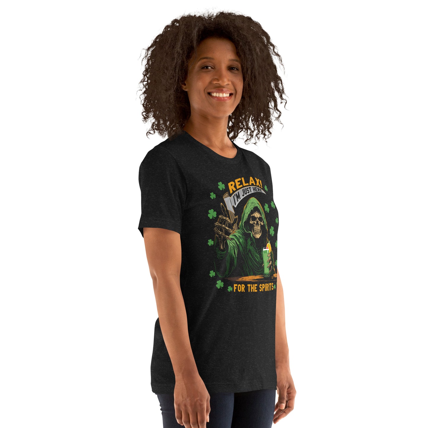 I'm just here for the Spirits Unisex Retail Fit T-shirt