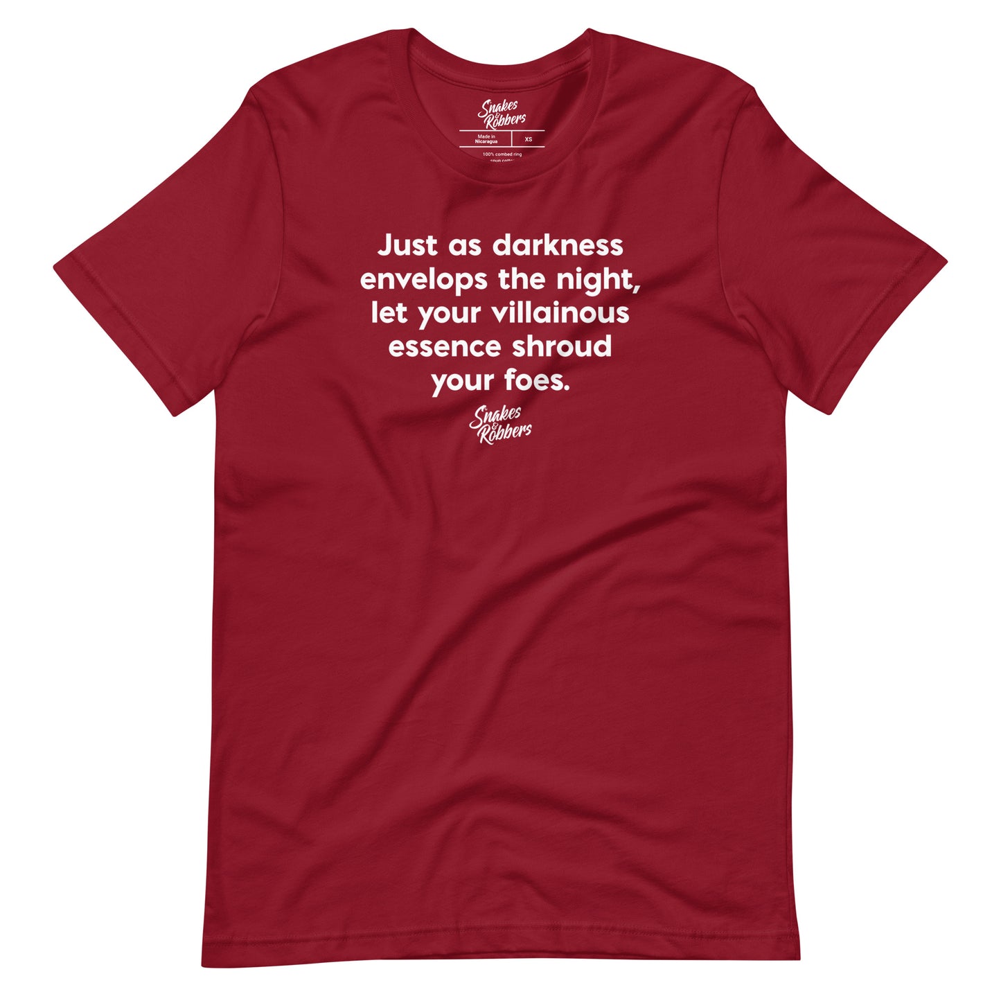 Just as darkness envelops the night Unisex Retail Fit T-Shirt