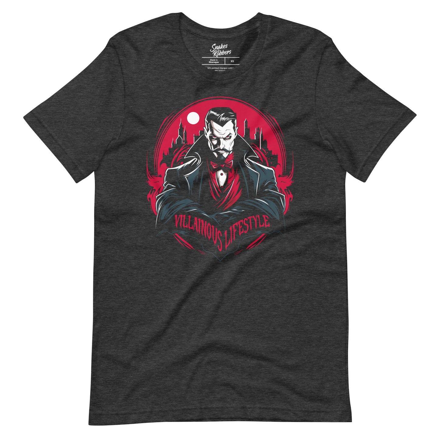 Villainous Lifestyle Dracula Unisex Retail Fit T-Shirt