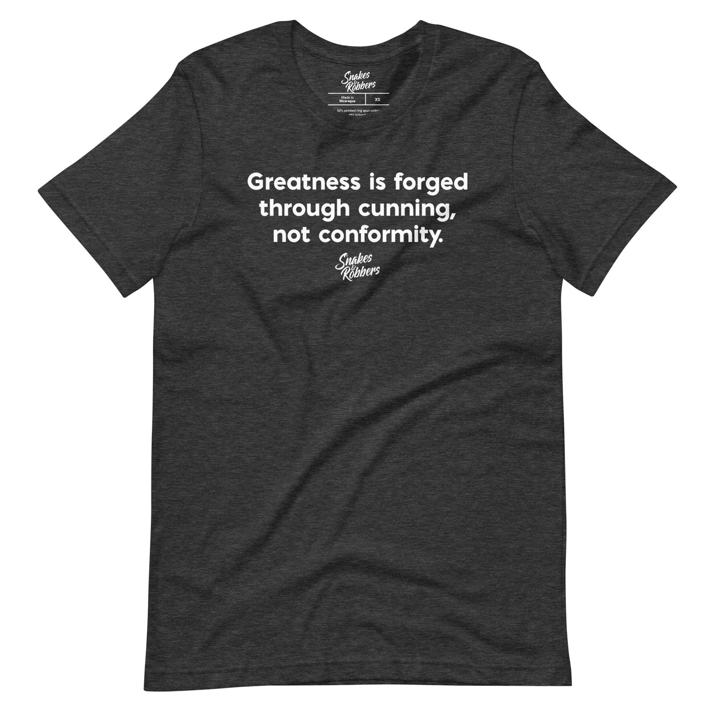 Greatness is Forged Unisex Retail Fit T-Shirt