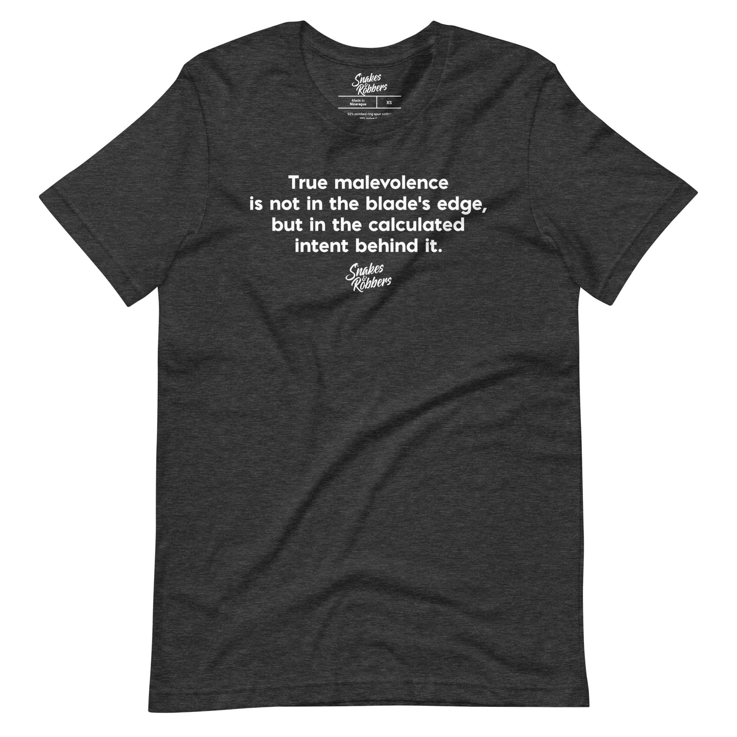 True malevolence is not in the blade's edge Unisex Retail Fit T-Shirt