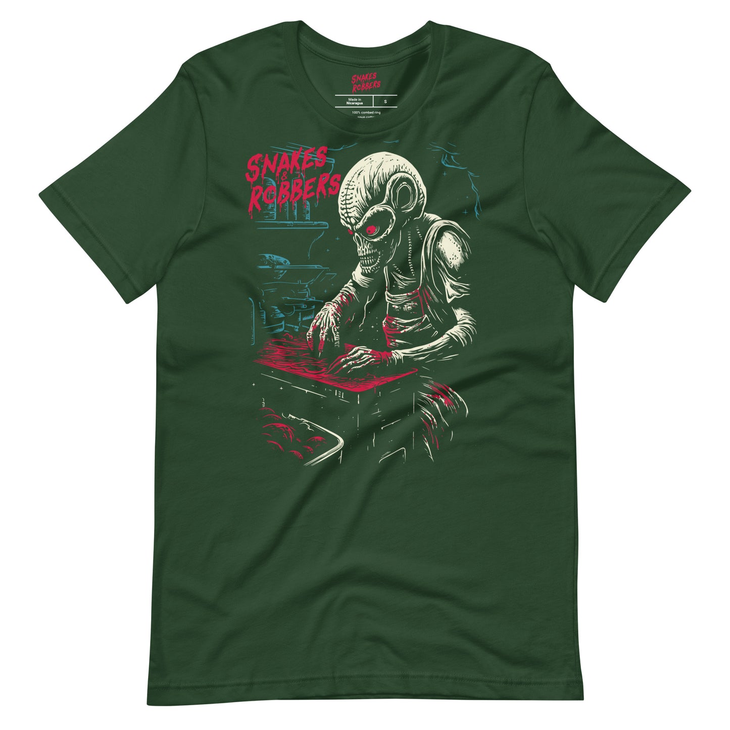 Butcher Shop Alien Unisex Retail Fit T-Shirt