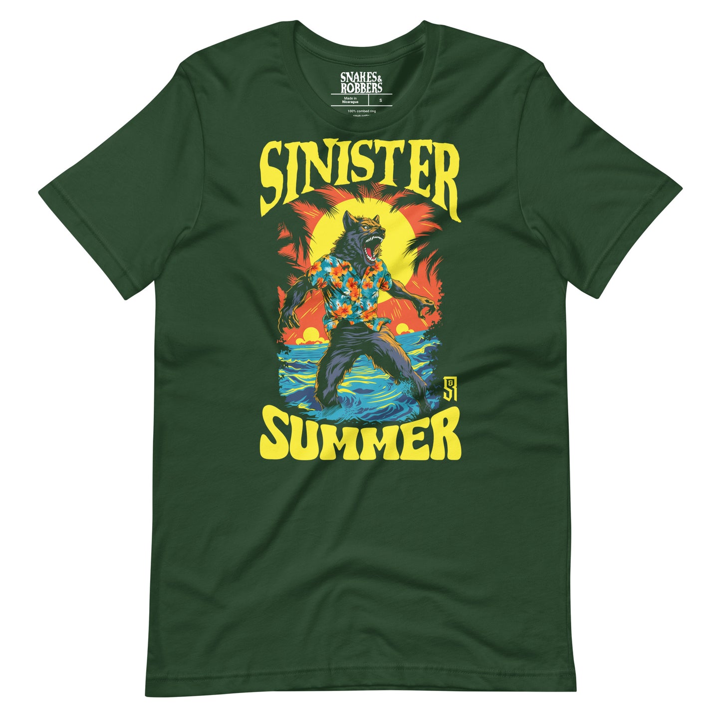 Sinister Summer Werewolf Unisex Retail Fit T-Shirt