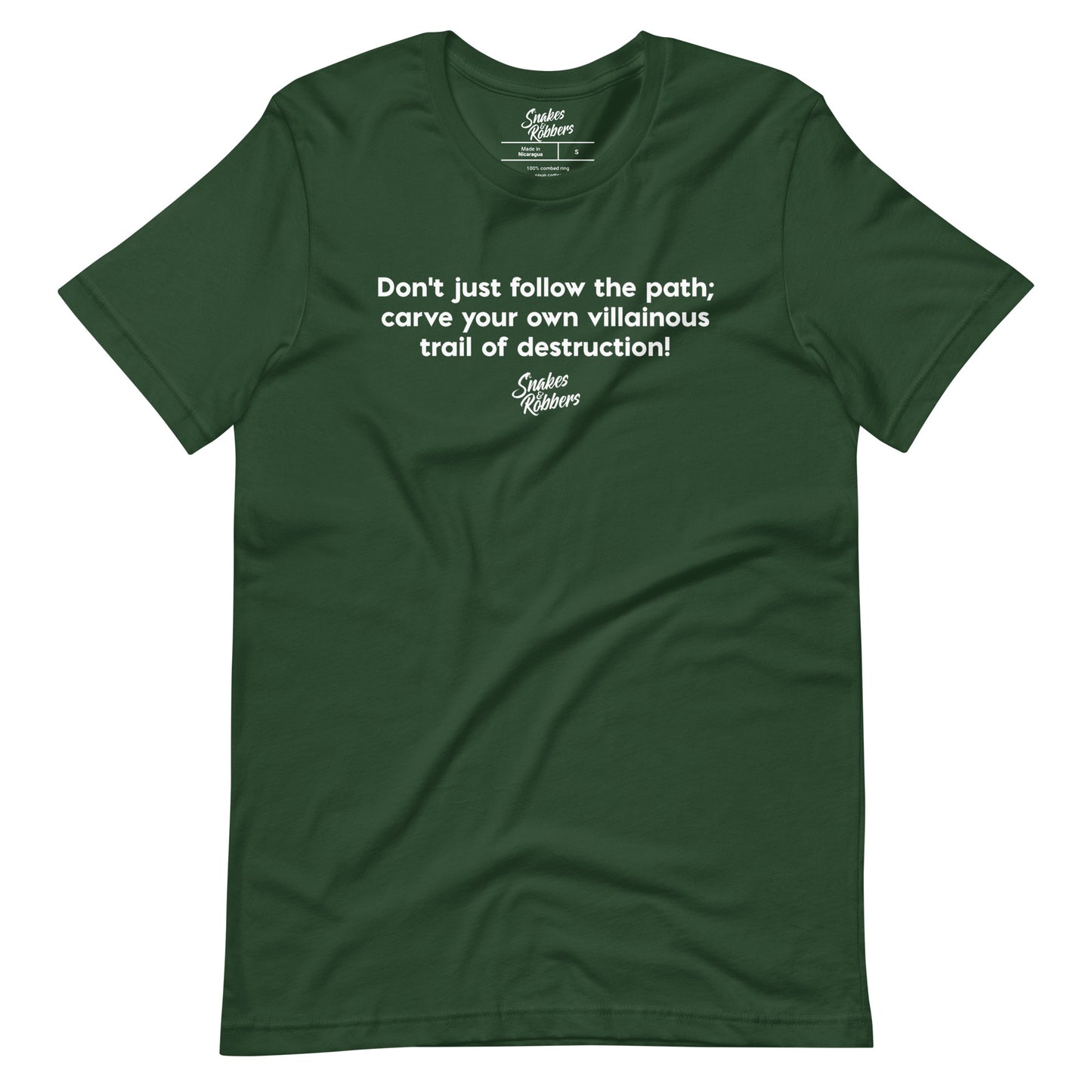 Don't just follow the path Unisex Retail Fit T-Shirt