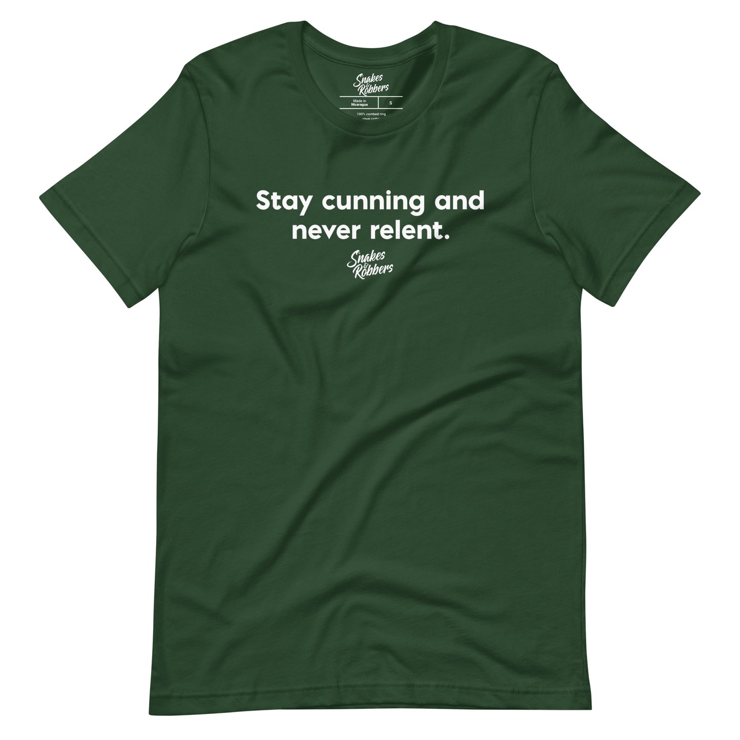 Stay cunning and never relent Unisex Retail Fit T-Shirt