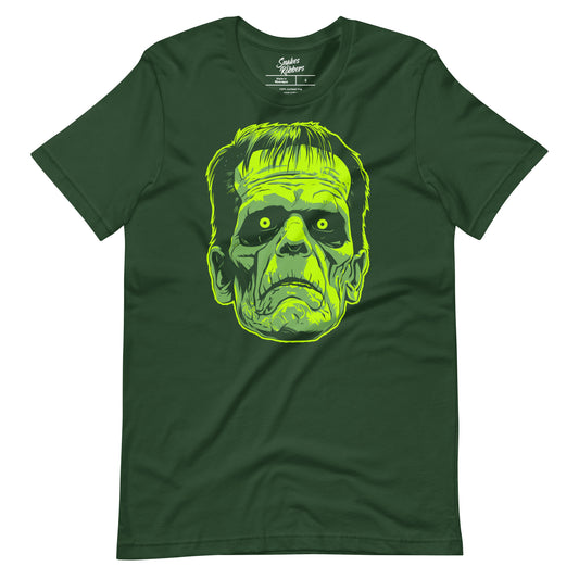 Forest Green Frankenstein's Monster Unisex Retail Fit T-shirt