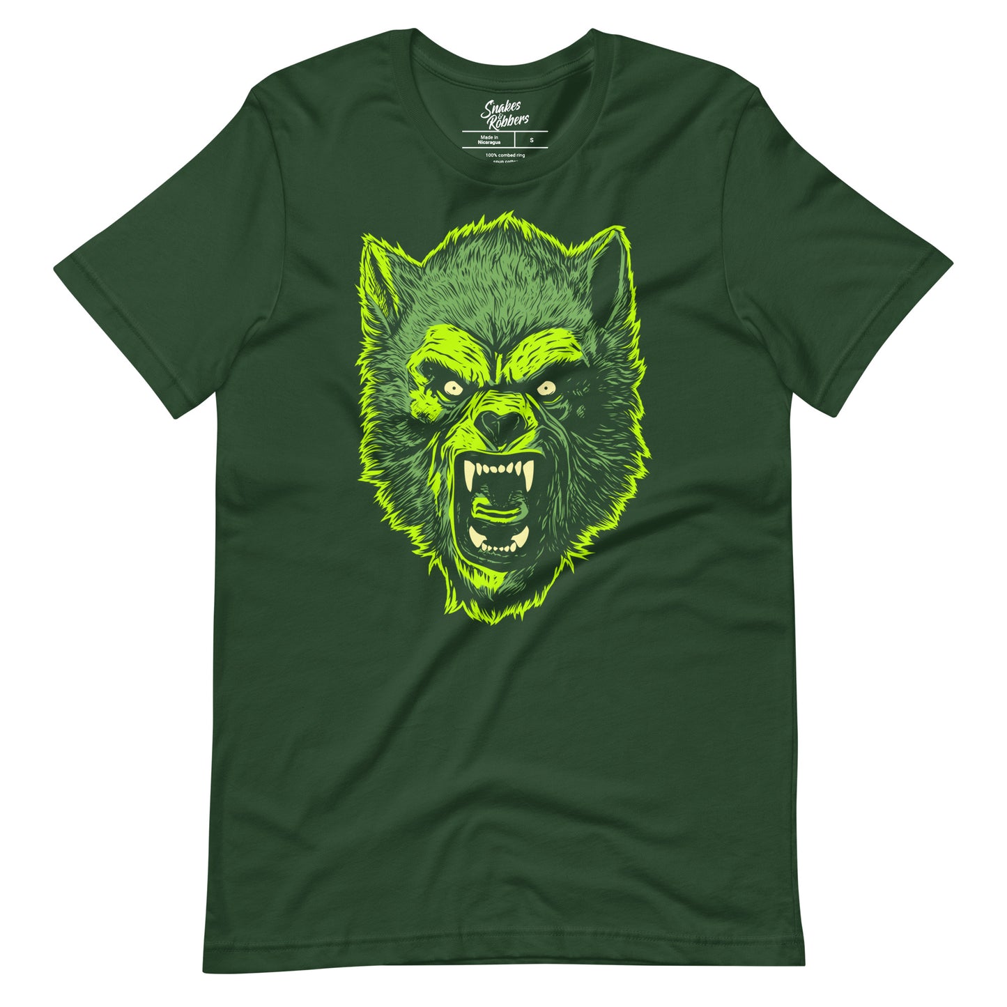 Forest Green Werewolf Unisex Retail Fit T-shirt