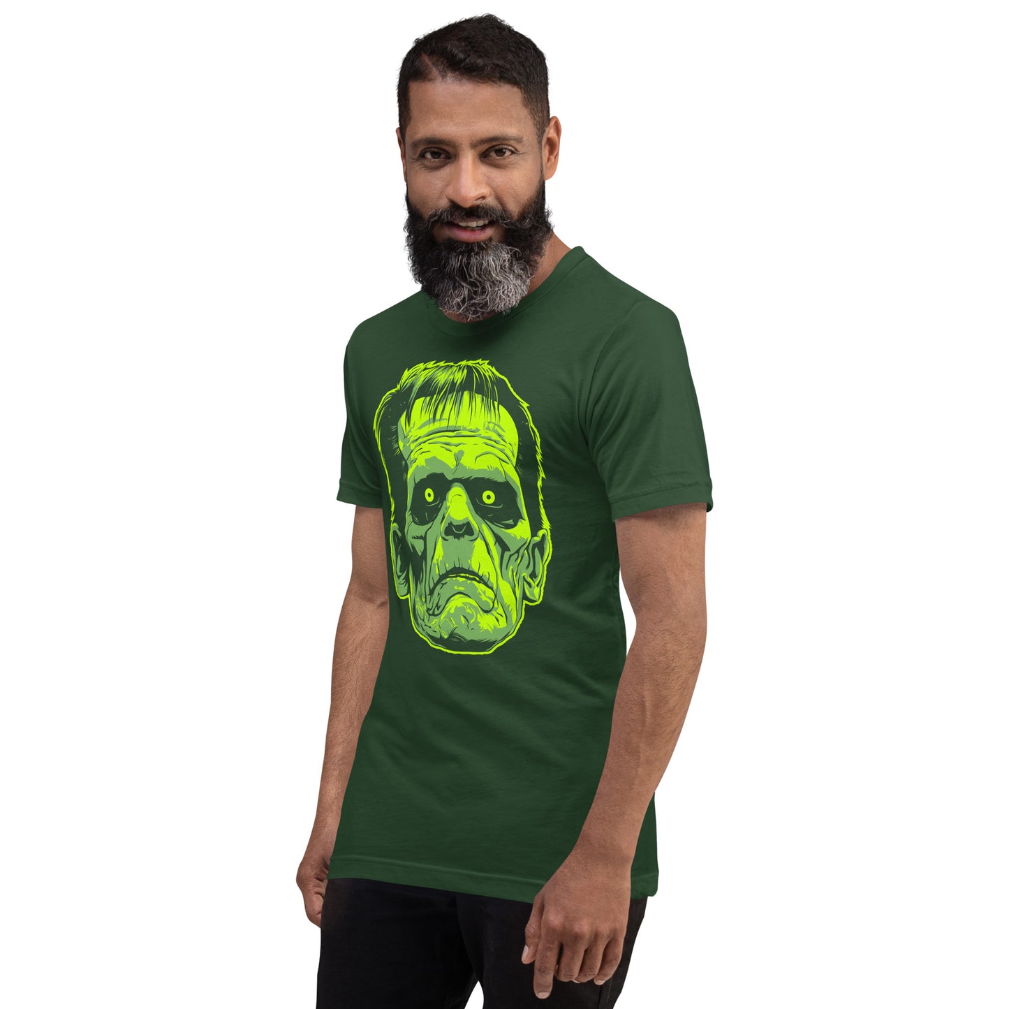 Forest Green Frankenstein's Monster Unisex Retail Fit T-shirt