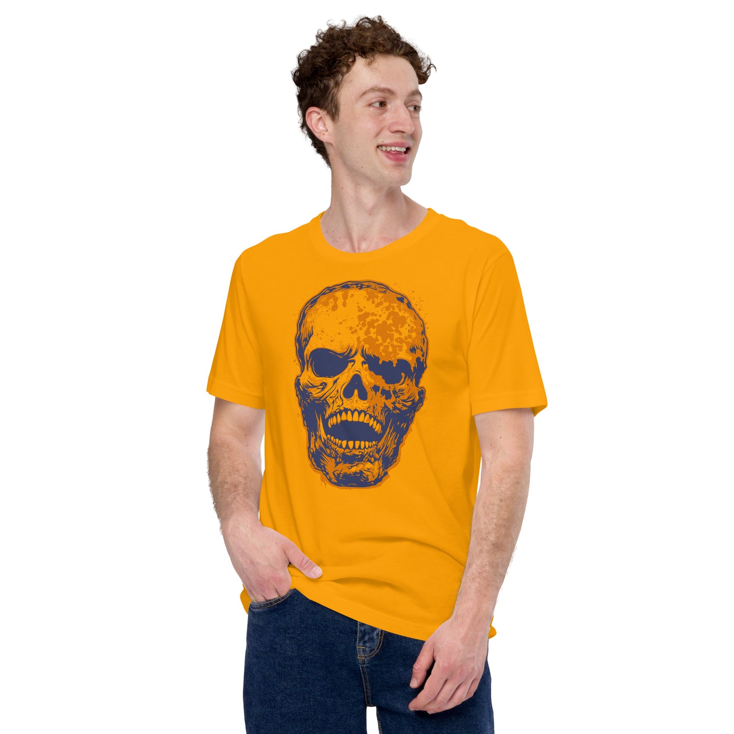 Gold Skull Unisex Retail Fit T-shirt