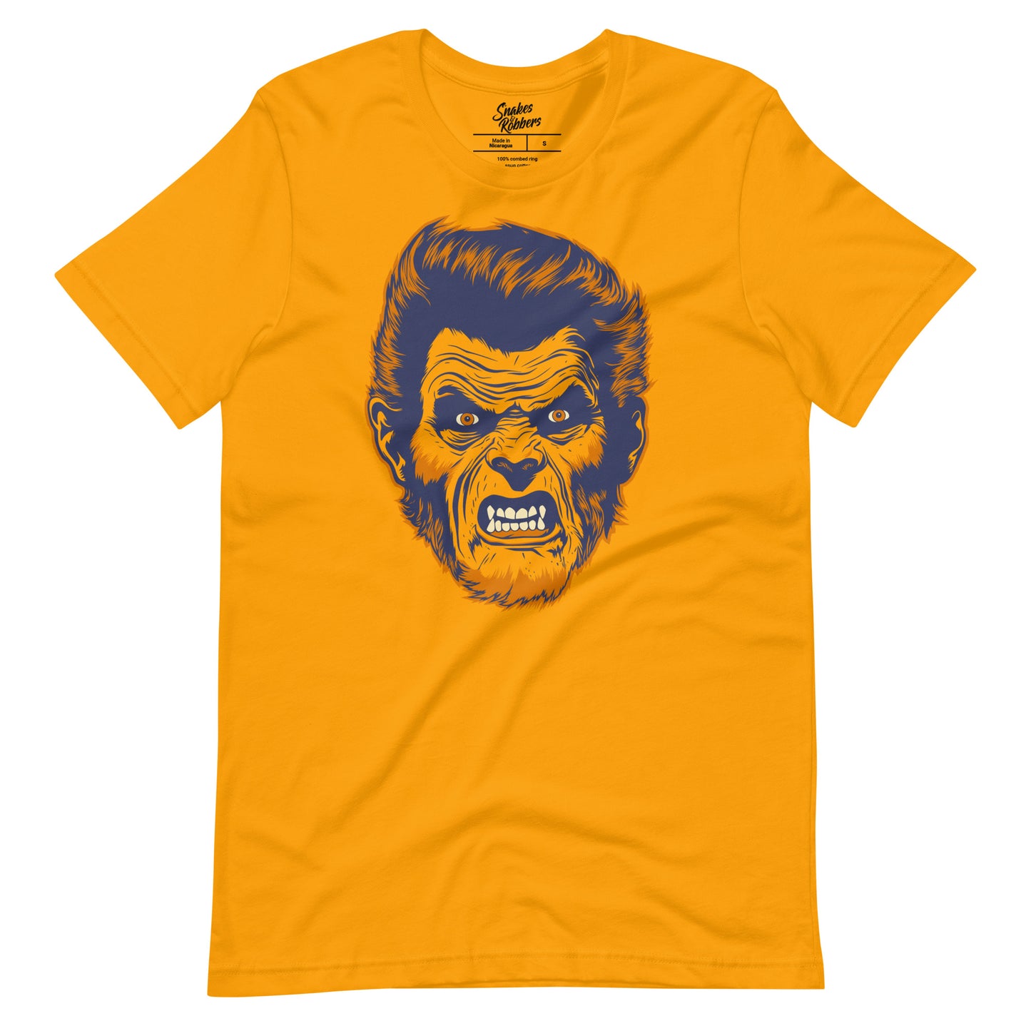 Gold Wolfman Unisex Retail Fit T-shirt