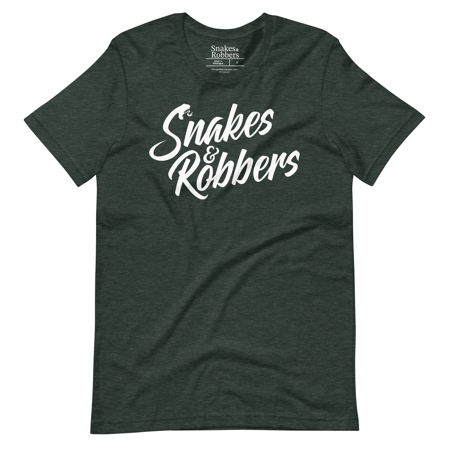 Snakes & Robbers test sample Unisex t-shirt