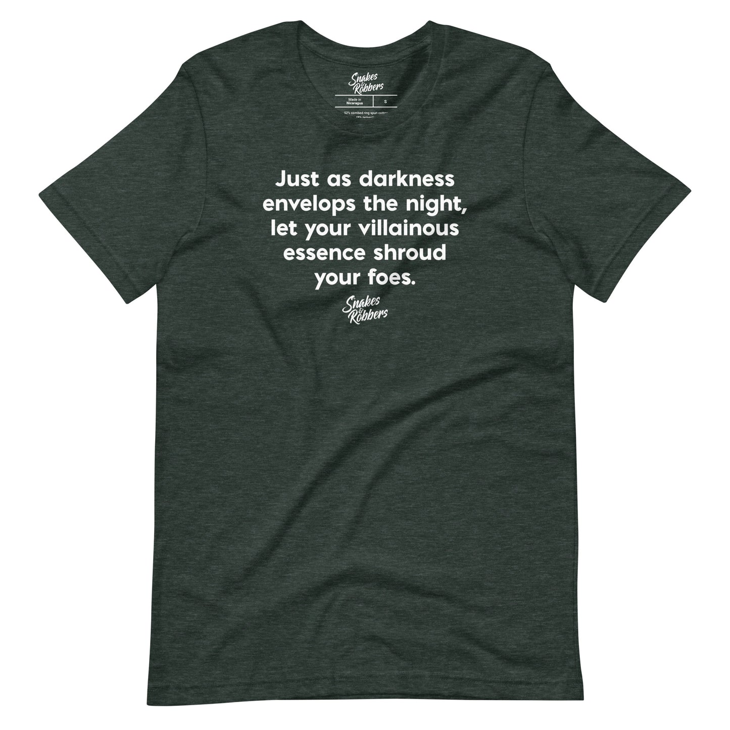 Just as darkness envelops the night Unisex Retail Fit T-Shirt