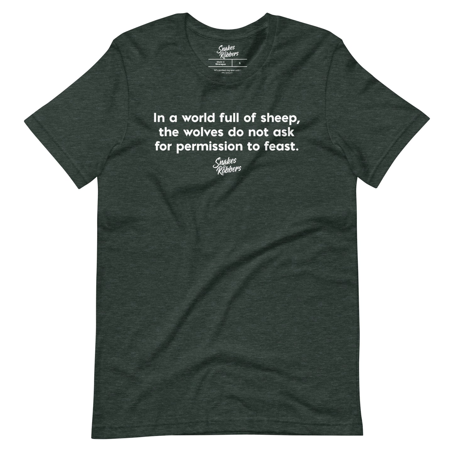 In a world full of sheep Unisex Retail Fit T-Shirt