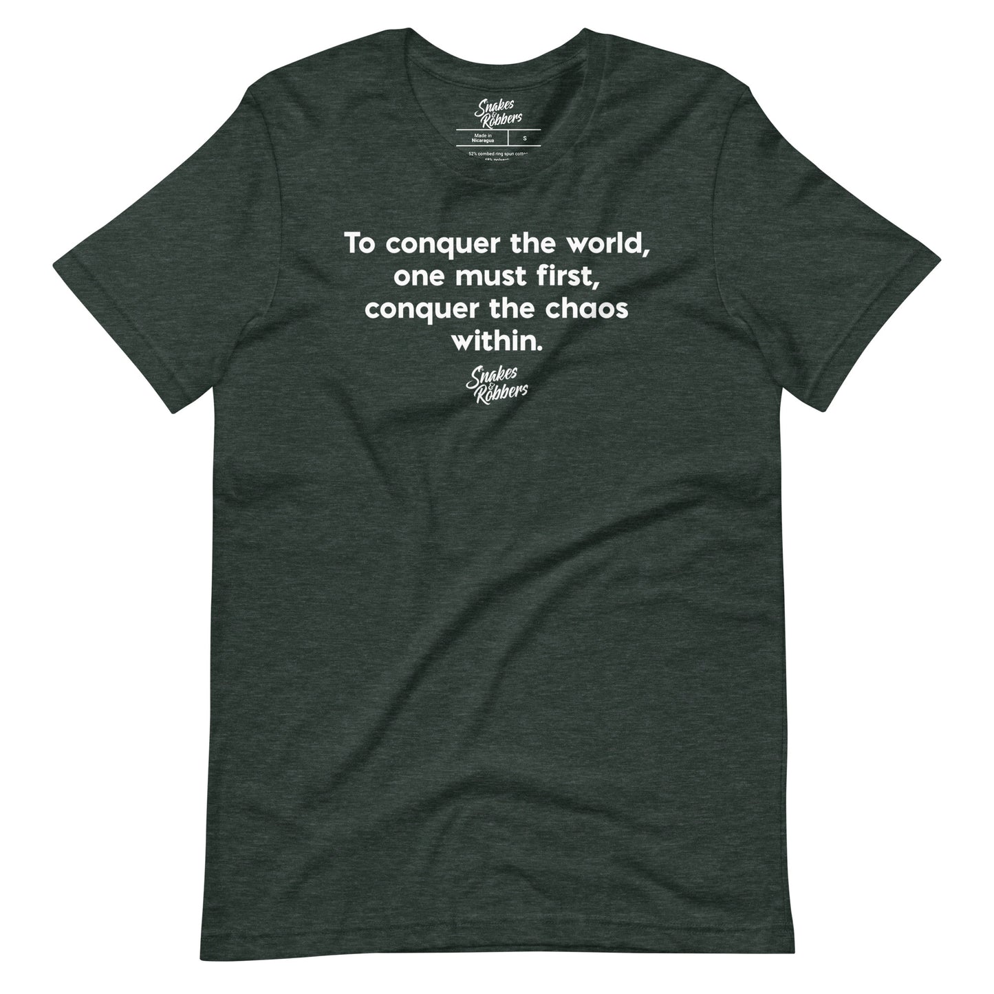 To conquer the world Unisex Retail Fit T-Shirt