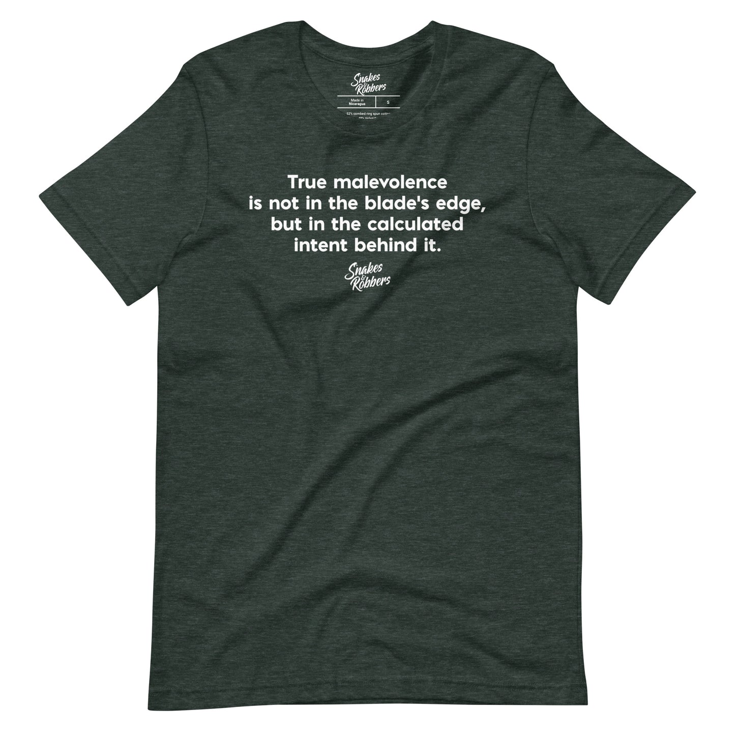 True malevolence is not in the blade's edge Unisex Retail Fit T-Shirt