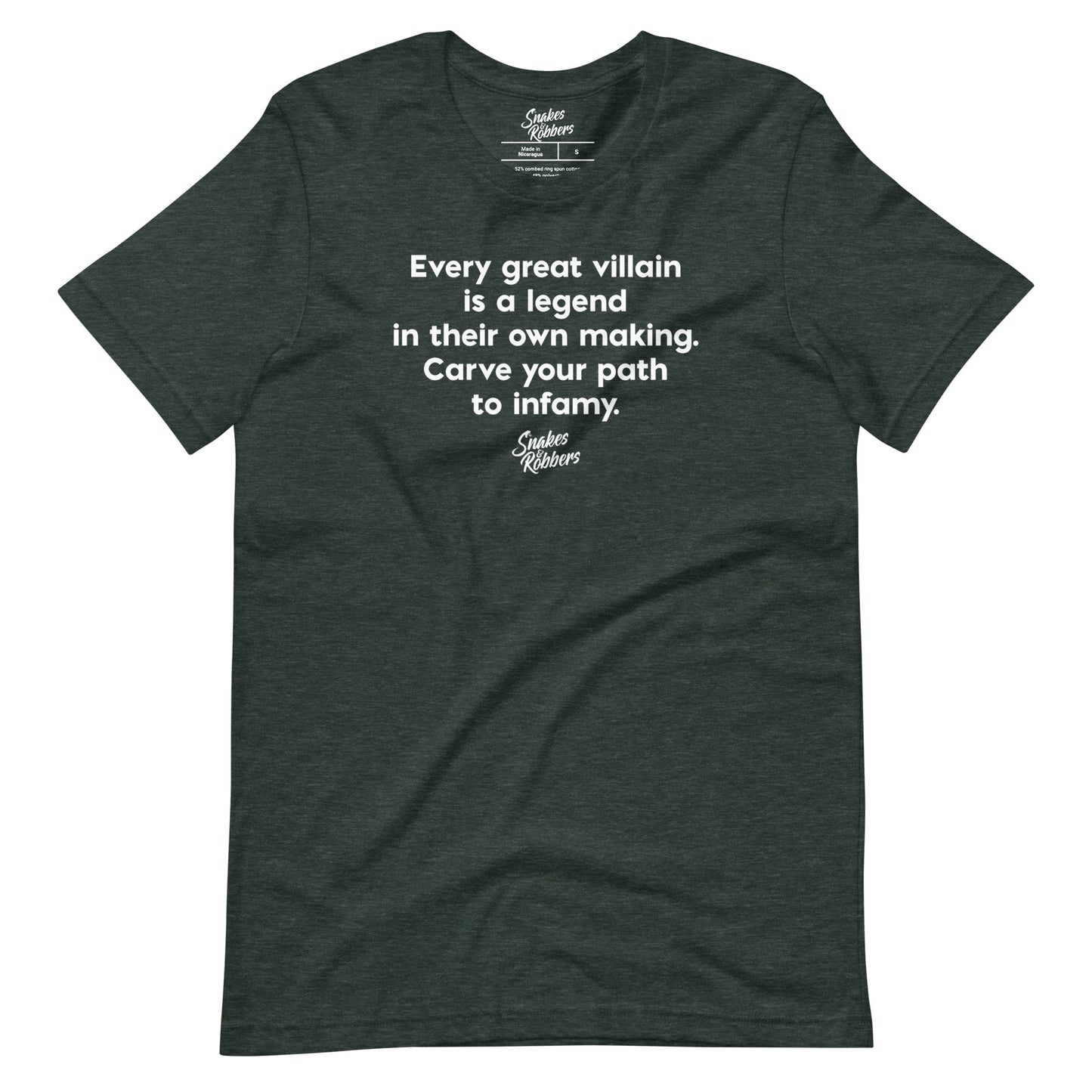 Every great villain Unisex Retail Fit T-Shirt