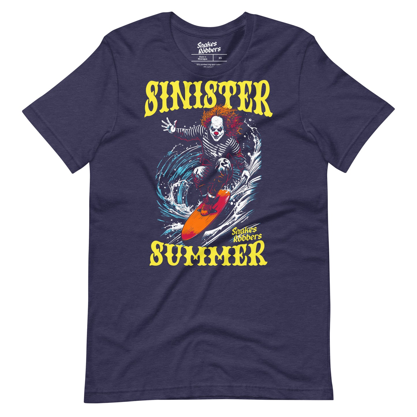 Sinister Summer Clown Unisex Retail Fit T-Shirt