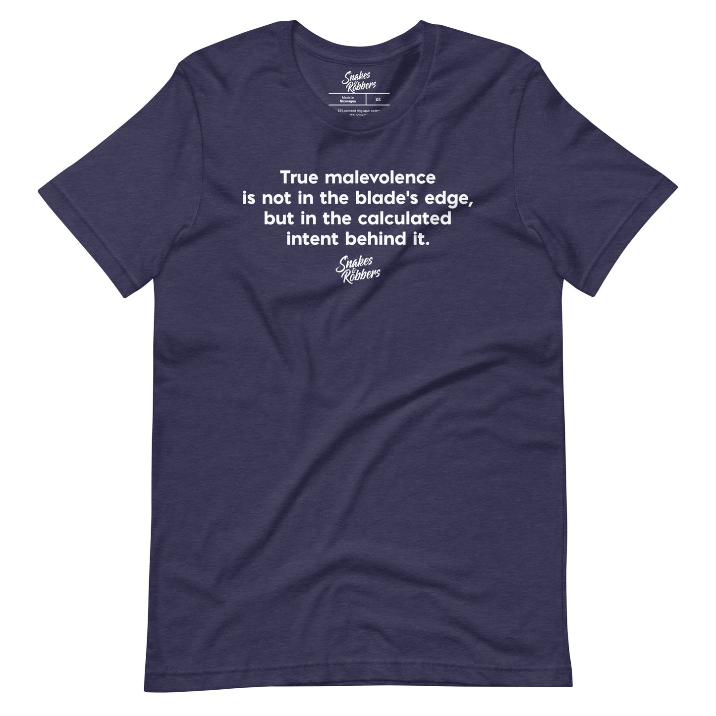 True malevolence is not in the blade's edge Unisex Retail Fit T-Shirt