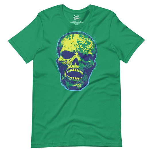 Kelly Green Skull Unisex Retail Fit T-shirt