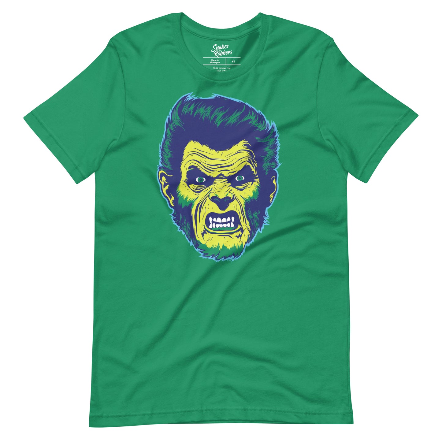 Kelly Green Wolfman Unisex Retail Fit T-shirt