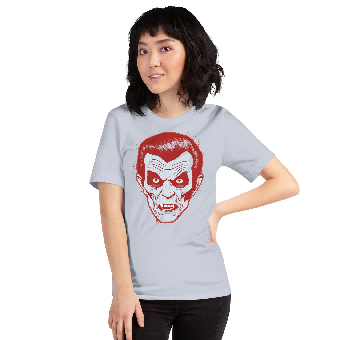 Light Blue Dracula Unisex Retail Fit T-shirt