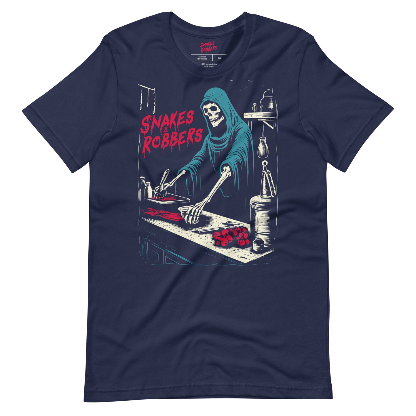 Butcher Shop Grim Reaper Unisex Retail Fit T-Shirt