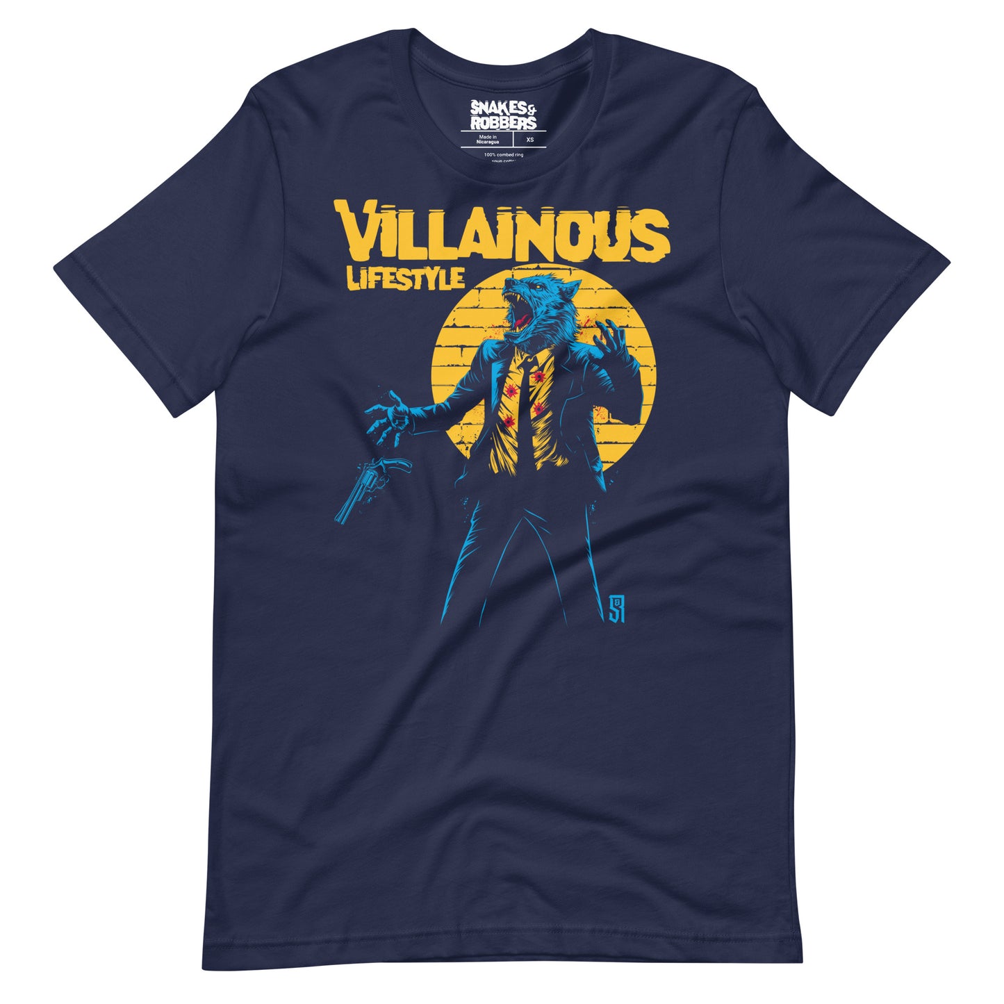 Villainous Lifestyle Werewolf Shootout Unisex Retail Fit T-Shirt