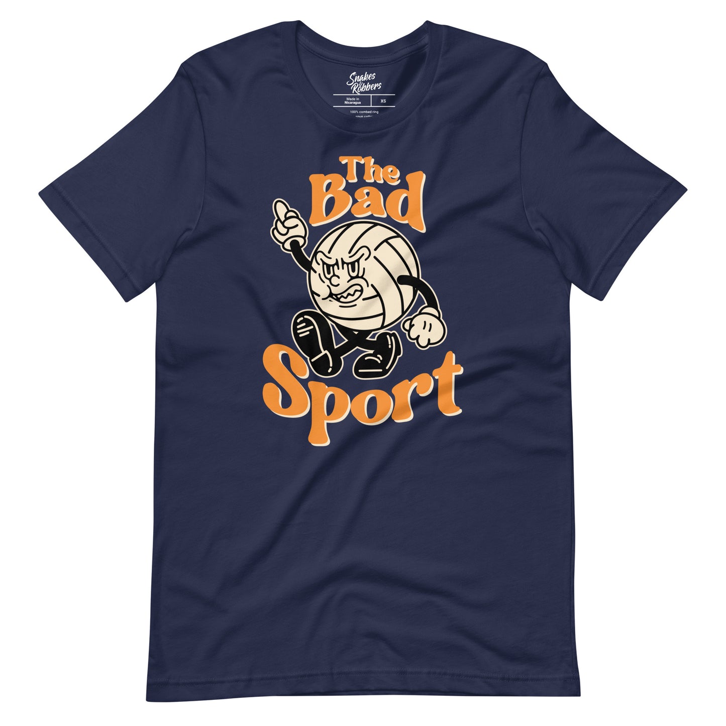 Volleyball The Bad Sport Unisex Retail Fit T-Shirt