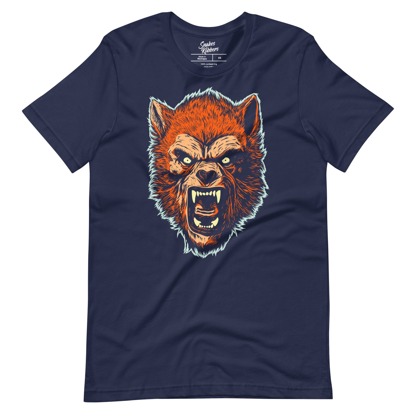 Navy Werewolf Unisex Retail Fit T-shirt