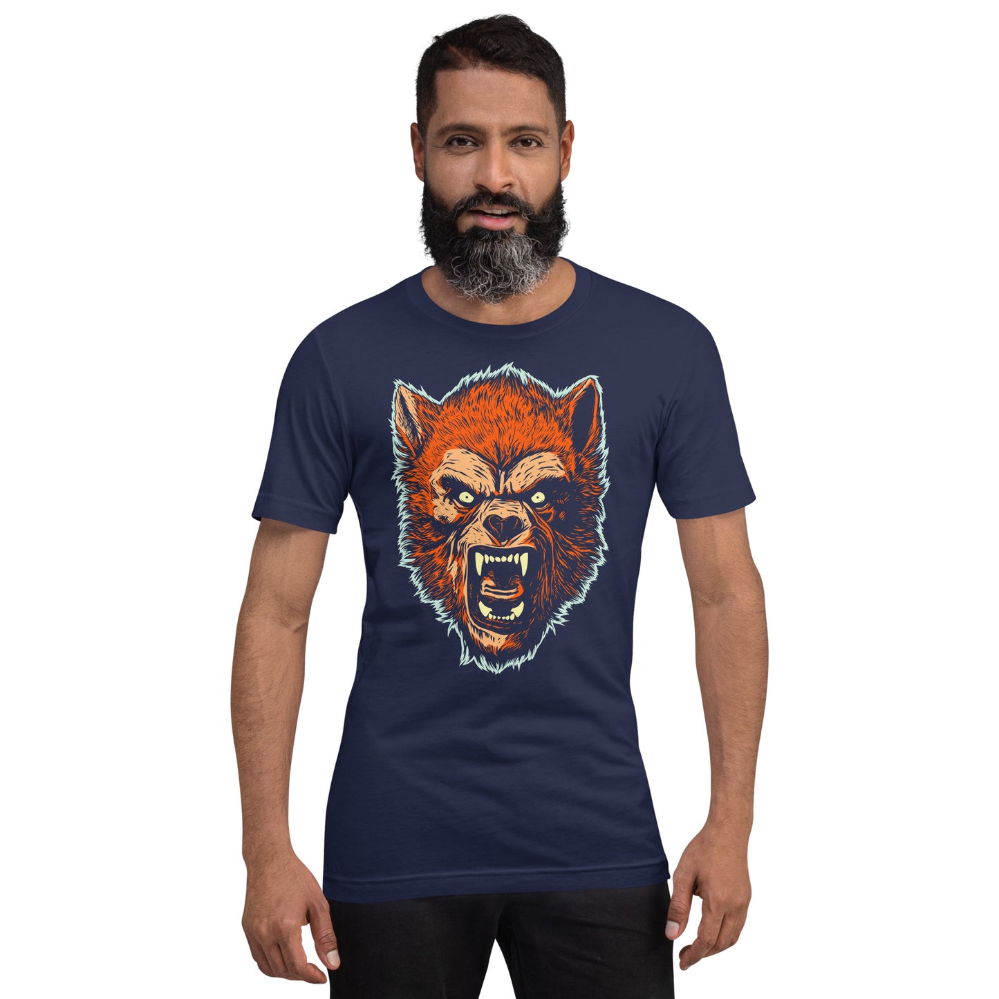 Navy Werewolf Unisex Retail Fit T-shirt