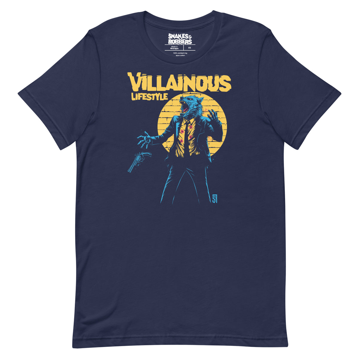 Villainous Lifestyle Werewolf Shootout Unisex Retail Fit T-Shirt 