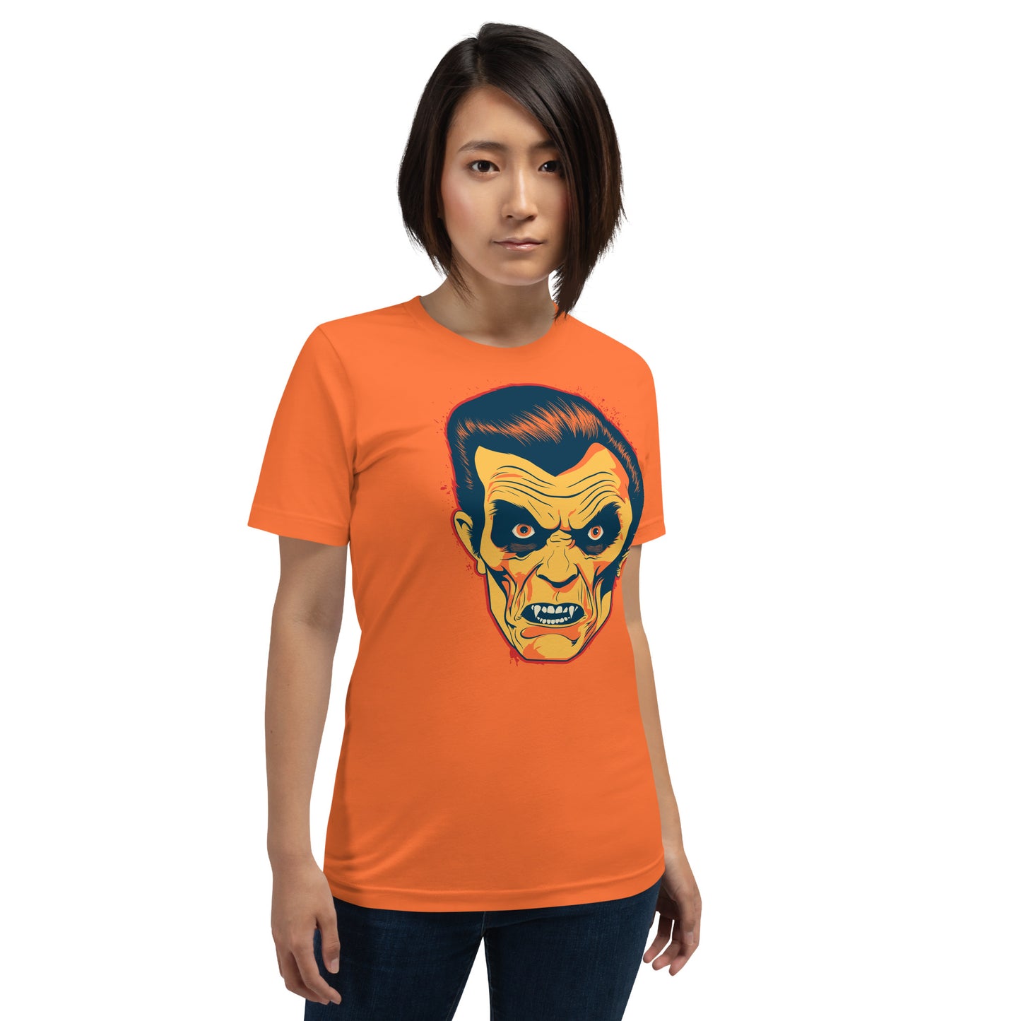 Orange Dracula Unisex Retail Fit T-shirt