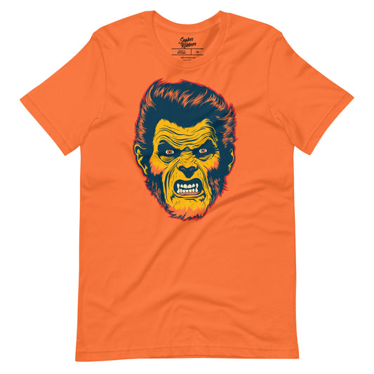 Orange Wolfman Unisex Retail Fit T-shirt