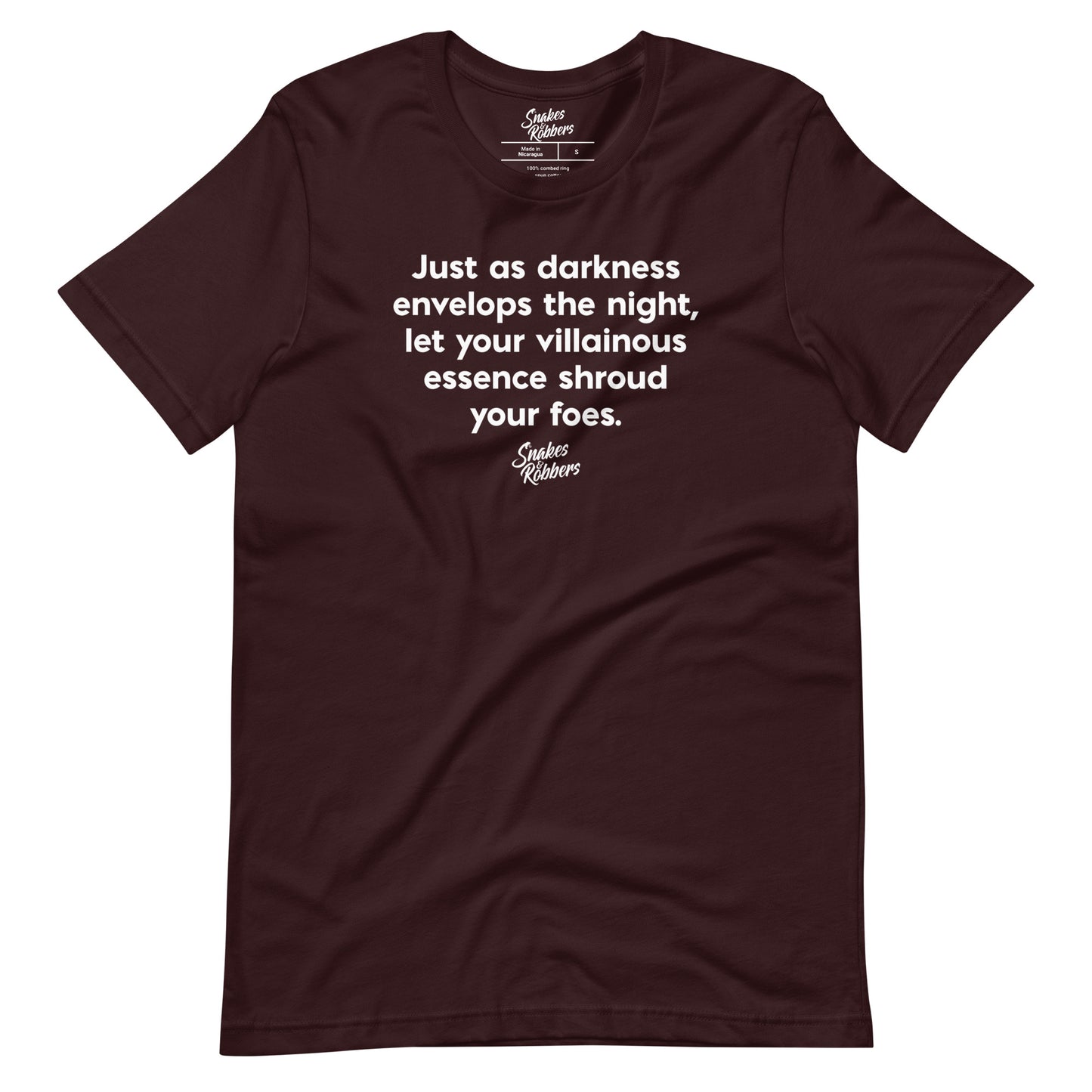 Just as darkness envelops the night Unisex Retail Fit T-Shirt