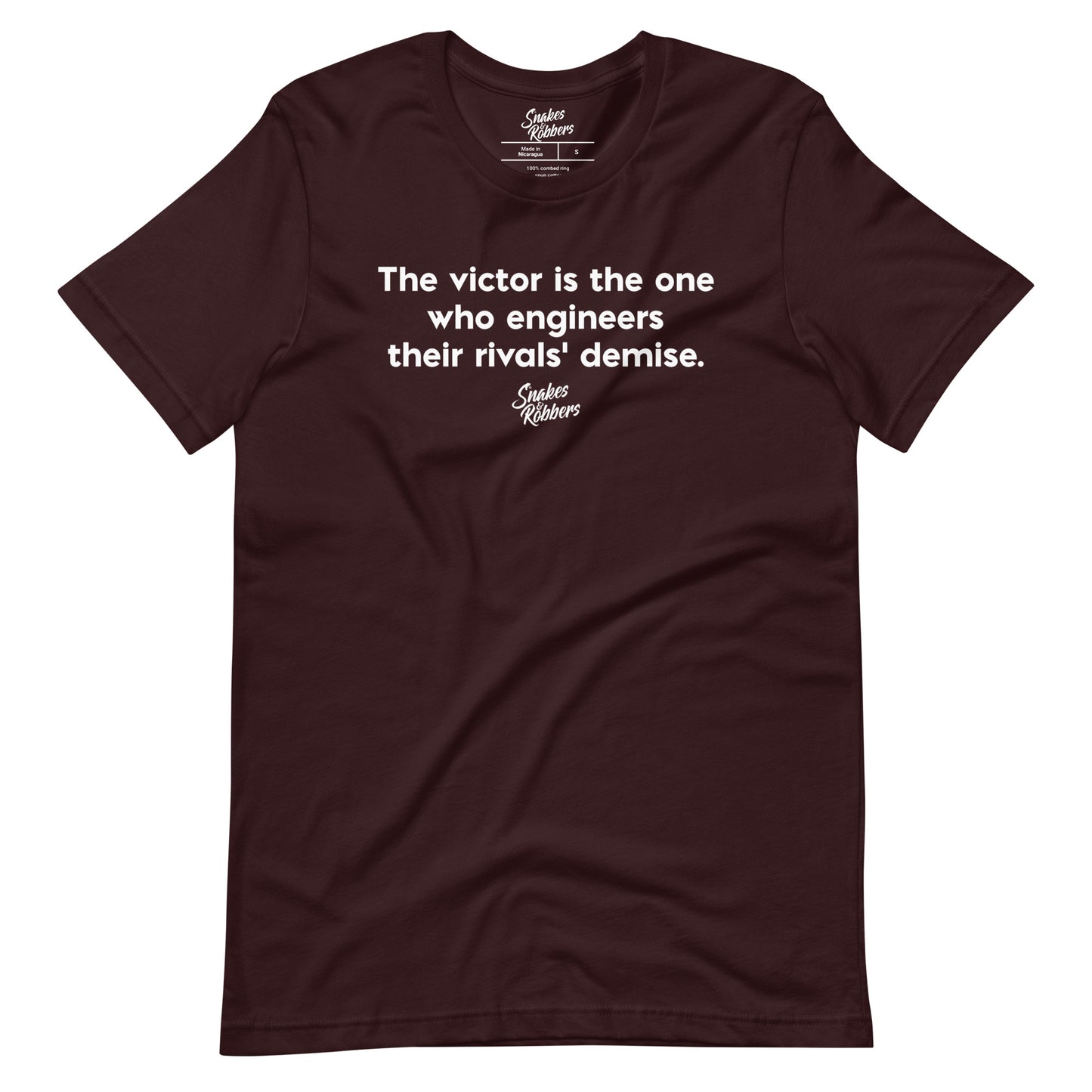 The victor is the one who engineers Unisex Retail Fit T-Shirt