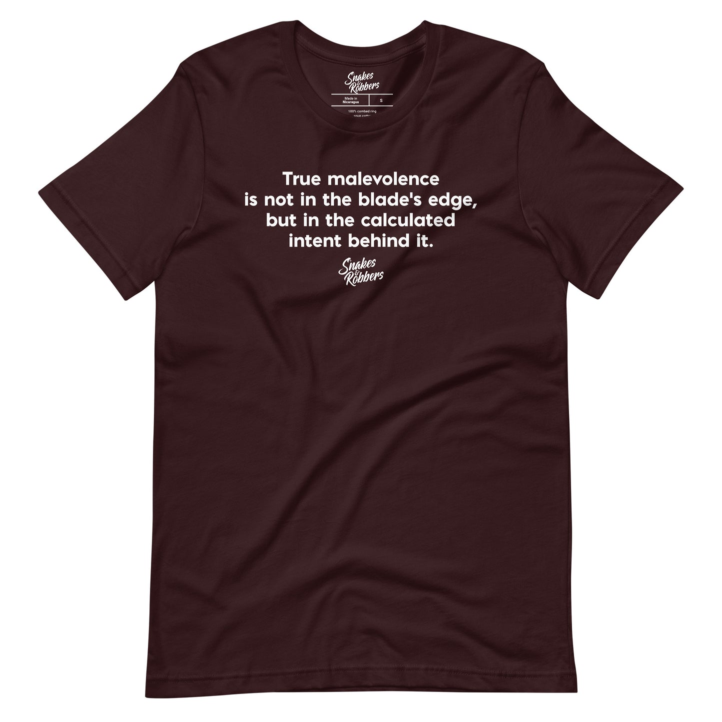 True malevolence is not in the blade's edge Unisex Retail Fit T-Shirt