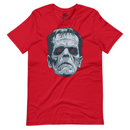 Red Frankenstein's Monster Unisex Retail Fit T-shirt