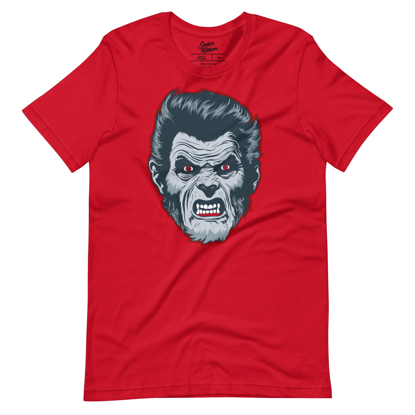 Red Wolfman Unisex Retail Fit T-shirt